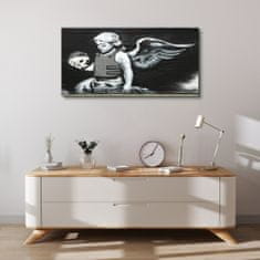 COLORAY.SK Obraz Canvas Anjel Brnenie Banksy 100x50 cm