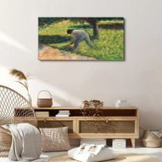 COLORAY.SK Obraz Canvas Roľník s maoty Seurata 100x50 cm