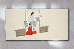 COLORAY.SK Sklenený obraz Ázijské tradičné kimono 140x70 cm