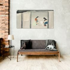 COLORAY.SK Sklenený obraz Abstrakcie žena hut 100x50 cm