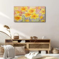 COLORAY.SK Obraz Canvas Žlté kvety kreslenie 100x50 cm