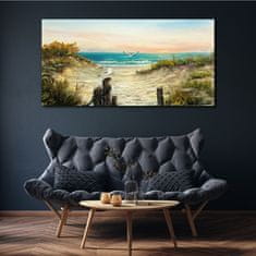 COLORAY.SK Obraz canvas Pobrežie pláže mora 140x70 cm