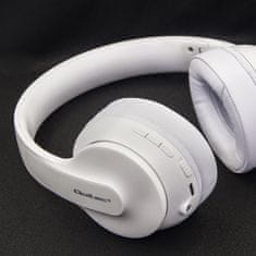 Qoltec Bezdrôtové slúchadlá Soundmasters s mikrofónom | BT 5.0 AB| White