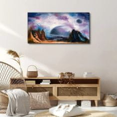 COLORAY.SK Obraz na plátne Abstrakcie Galaxy Planet 100x50 cm