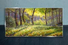 COLORAY.SK Skleneny obraz Lesné kvety príroda 120x60 cm