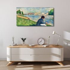 COLORAY.SK Obraz Canvas Vodné ľudia maľovanie 100x50 cm