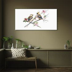 COLORAY.SK Skleneny obraz Abstrakcie kvety zvieratá 100x50 cm