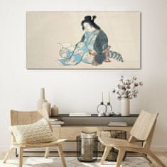 COLORAY.SK Sklenený obraz Ázijské ženy kimono 120x60 cm