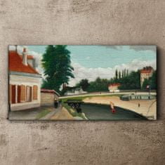 COLORAY.SK Obraz Canvas Mesto stromov budov 140x70 cm