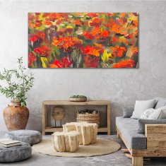 COLORAY.SK Obraz Canvas Maki kvety maľovanie 140x70 cm