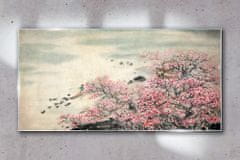 COLORAY.SK Skleneny obraz Kačacie kvety strom 100x50 cm