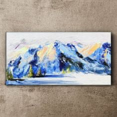COLORAY.SK Obraz canvas Zimné sneh horskej voľne žijúcich živočíchov 120x60 cm