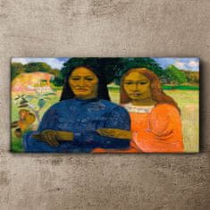 COLORAY.SK Obraz Canvas Dve ženy Paul Gauguin 140x70 cm