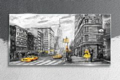 COLORAY.SK Skleneny obraz New york pastel 140x70 cm