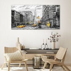 COLORAY.SK Skleneny obraz New york pastel 120x60 cm