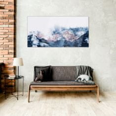 COLORAY.SK Skleneny obraz Moderné akvarel hory 100x50 cm