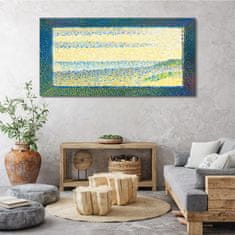 COLORAY.SK Obraz Canvas Seascape Gravelines Seurata 140x70 cm