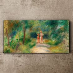 COLORAY.SK Obraz na plátne Baby žena s lesnou cestou 100x50 cm