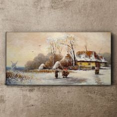 COLORAY.SK Obraz canvas Zimné dediny Snow Strom 120x60 cm