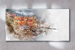 COLORAY.SK Skleneny obraz Abstrakcie city blízko 120x60 cm