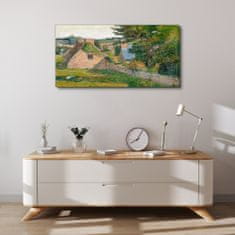 COLORAY.SK Obraz Canvas Prírodné domy maľovanie 100x50 cm