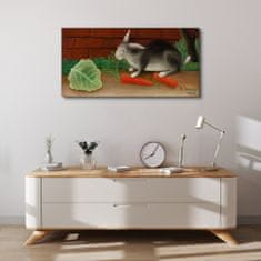 COLORAY.SK Obraz Canvas Mrkva zvieracie králik 100x50 cm