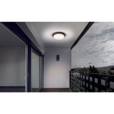 Solight LED vonkajšie osvetlenie s nastaviteľnou CCT, 18W, 1350lm, 22cm, 2v1 - biely a čierny kryt; WO779