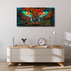 COLORAY.SK Obraz na plátne Abstraktné zvieracie mačka 100x50 cm