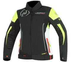 NAZRAN Dámská bunda na moto California 2.0 black/fluo/white Tech-air compatible vel. M