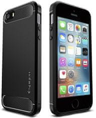 Spigen Rugged Armor kryt pro iPhone sa 2016/5s/5, čierna