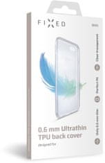 FIXED ultratenké TPU gelové pouzdro Skin pro Samsung Galaxy A52/A52s/A52 5G, 0.6 mm, transparentné