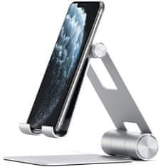 Satechi Aluminium R1 Adjustable Mobile Stand, strieborná