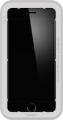 Spigen ochranné sklo AlignMaster FC pro iPhone sa (2022/2020)/8/7, čierna