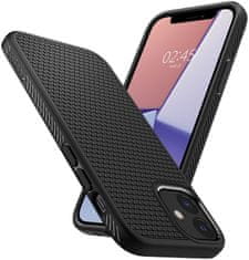 Spigen ochranný kryt Liquid Air pro iPhone 12 mini, čierna