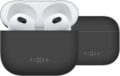 FIXED ultratenké ochranné pouzdro Silky pro Apple AirPods (2021), čierna