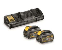 DeWalt Nabíjačka Dcb132 pre dve batérie + 2 X nabíjateľné batérie 54/18V 6,0/2,0Ah Dcb546