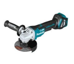 Makita Uhlová brúska 18V 125Mm bez batérií a nabíjačky Regulácia rýchlosti Bldc Makpac Case Dga517Zj