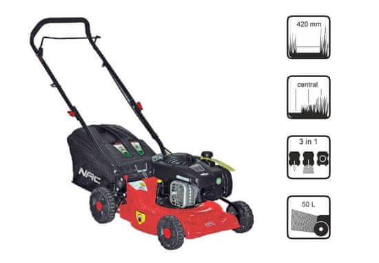 42Cm Briggs & Stratton 125Cc Lp42-450E benzínová kosačka bez pohonu