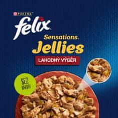 Felix SENSATIONS multipack hovädzie, kura v želé 48x85 g