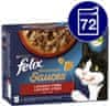 Felix SENSATIONS multipack lahodný výber v omáčke 72x85 g