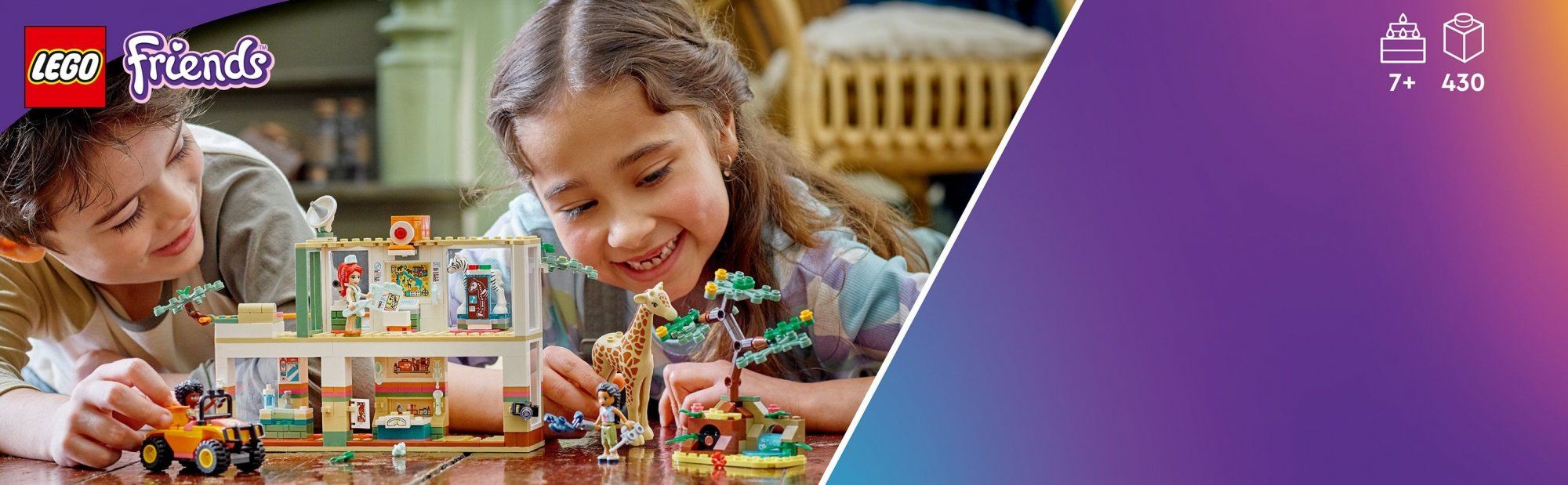 LEGO Friends 41717 Mia a záchranná akcia v divočine