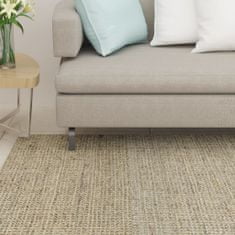 shumee Sisalový koberec na škrabadlo, sivohnedý 80x250 cm