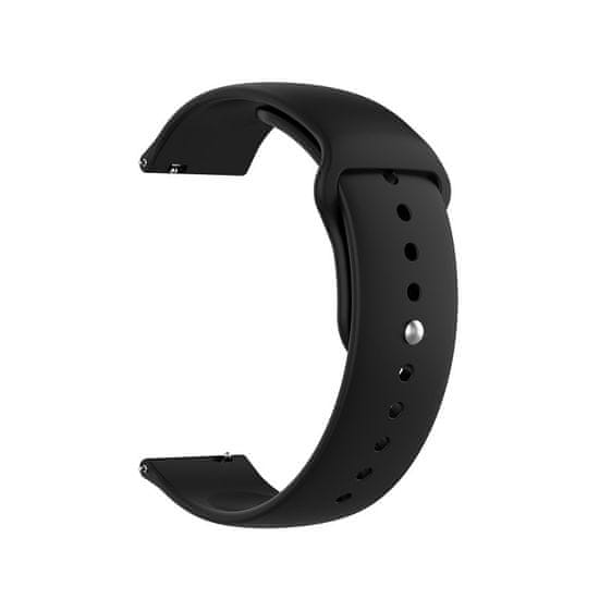 BStrap Silicone remienok na Garmin Venu 2S, black