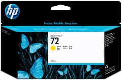 Hewlett Packard HP 72 130-ml Yellow DesignJet Ink Cartridge, C9373A