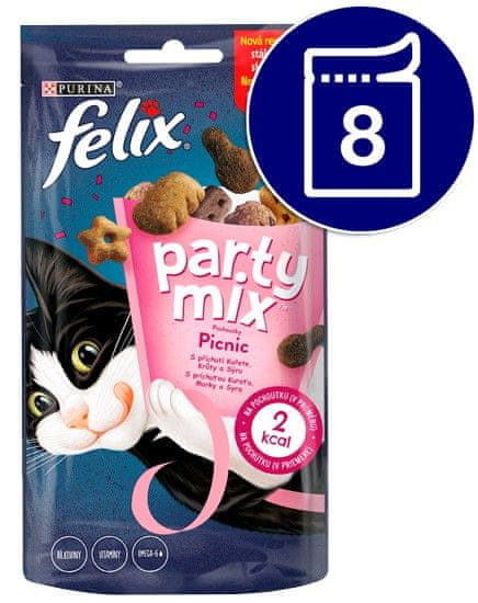 Felix PARTY MIX Picnic Mix 8x60 g