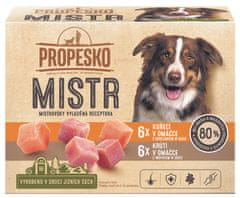 Propesko MISTR filetky s kuracinou a morčacím v omáčke 4x(12x85 g)