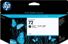 HP 72 130-ml Matte Black DesignJet Ink Cartridge, C9403A