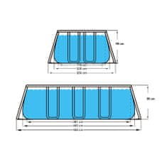 avenli Bazén s pevnou stenou Steel Super 400 x 200 x 99 cm