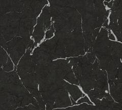 A.S. Création Vliesová tapeta s čiernym mramorom a strieborným efektom - sivá, metalická, čierna, rozmer: 10,05 m x 0,53 m (5,33 m²), TA-309378552