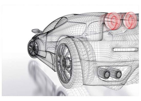 Dimex fototapeta MS-5-0316 Model auta - svetlý 375 x 250 cm